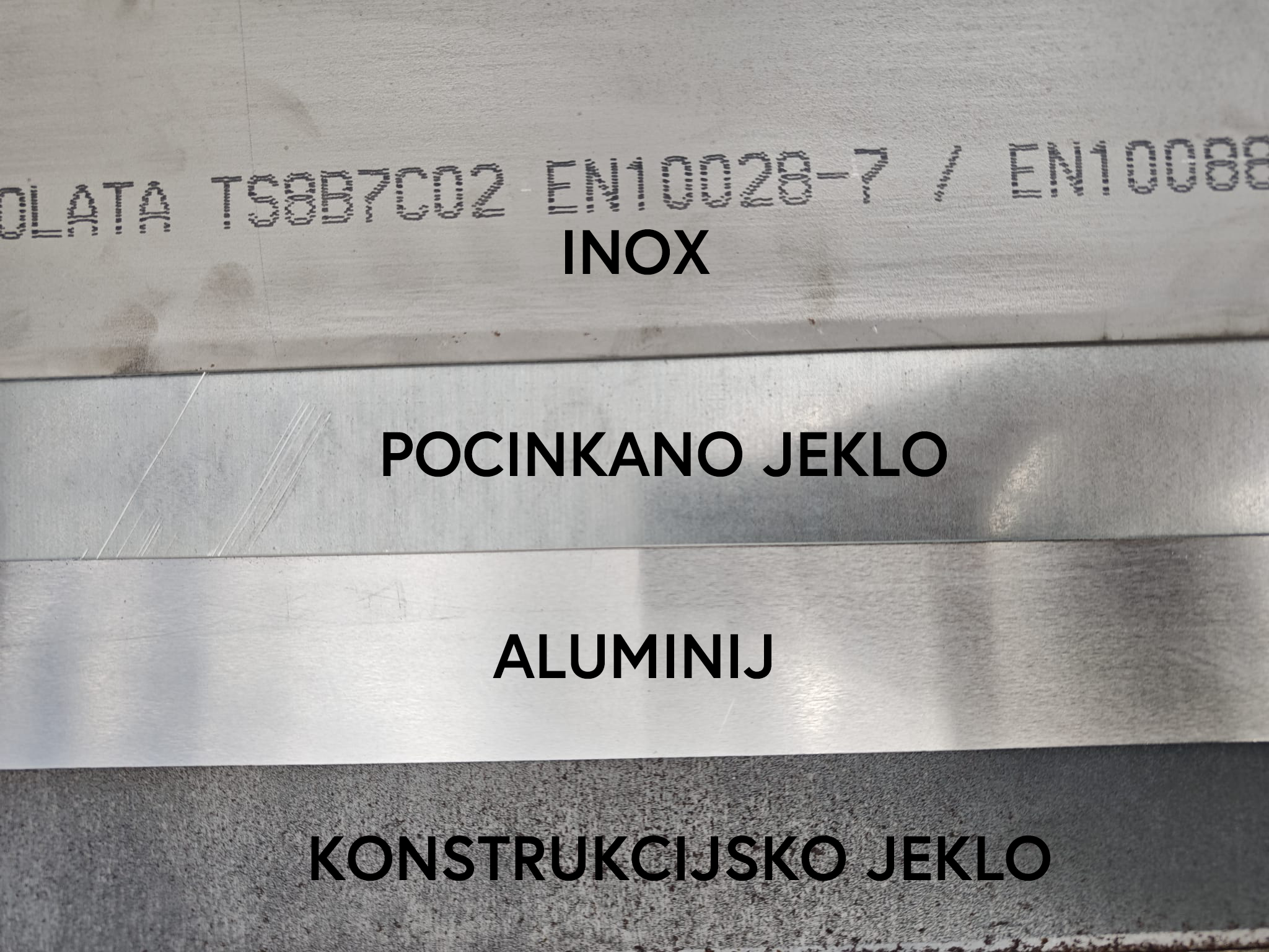 Primerjava materialov: Inox, aluminij ali pocinkano jeklo?
